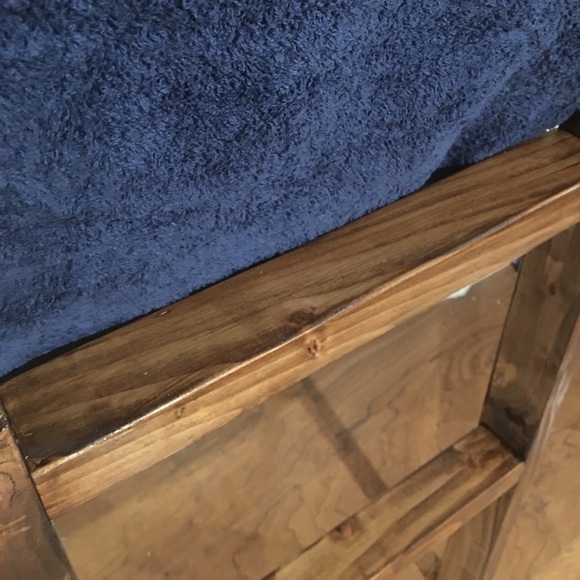 4 foot tall Walnut oak Towel rack/blanket ladder - Picture 6 of 6